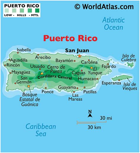 puerto rico area similar to area of what country